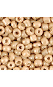 Seed beads 6/0 (4mm) Chamois beige